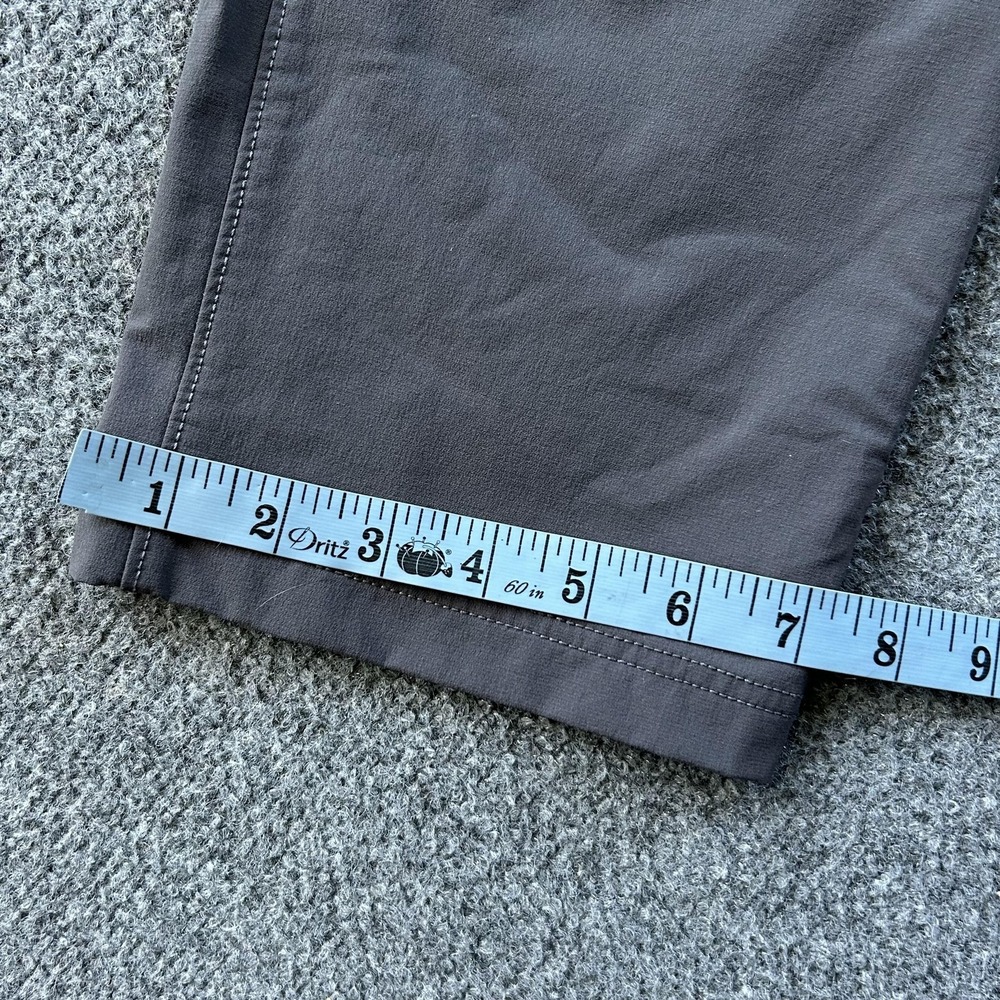 Duluth Trading Co Pants Womens 18x31 Gray Hiking Nylon Stretch Zip Pockets Trail - Picture 14 of 16